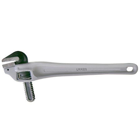 Urrea 18" L 2-1/2" Cap. Aluminum Alloy Offset Pipe Wrench 818AO